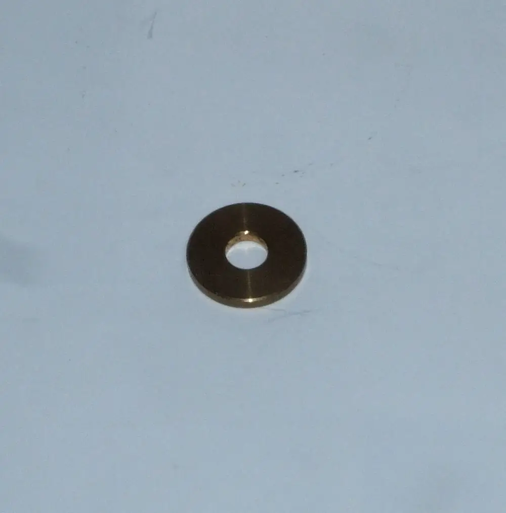 Bronzene Ringplatte mit zentralem Loch, geeignet für technische Anwendungen, möglicherweise Bestandteil eines Daikin Gasbrenners.